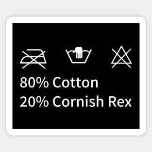 Cornish Rex cat hair Sticker